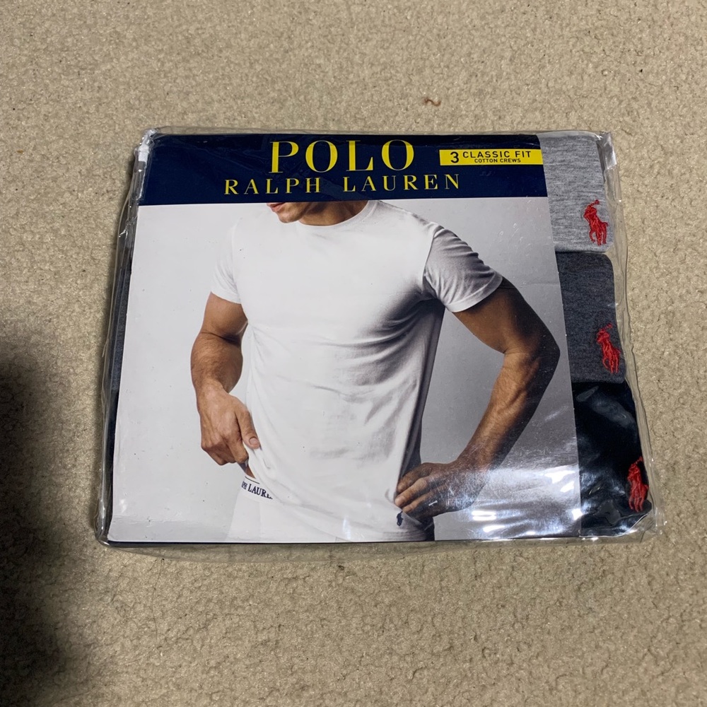 3 pack Polo Ralph Lauren tees